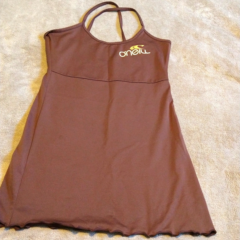 O'Neill polyester dress brown